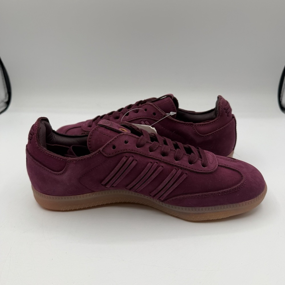 Adidas Samba Deep Hue Pack Shoes Womens 7.5 Burgundy/Maroon Gum Sneakers BY2834 - Picture 7 of 15